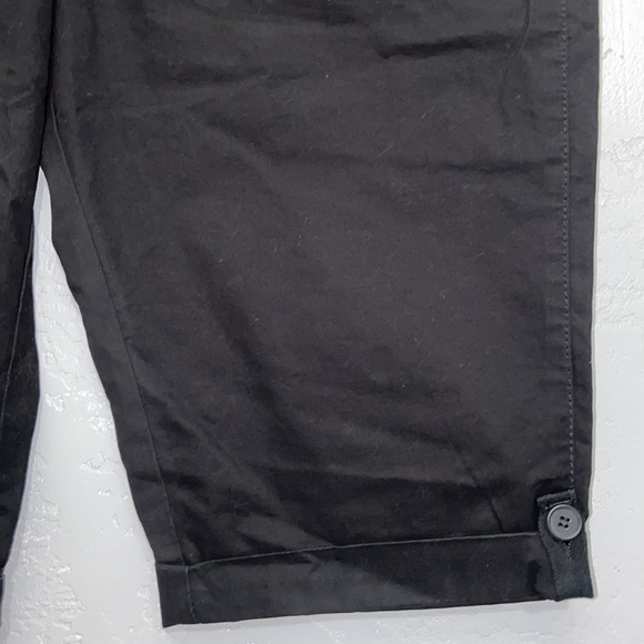 NWT Nobo No Boundaries Capri Jr 19 Plus Size Black Cotton Shorts - Picture 4 of 9